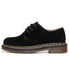 Sapatos de Couro Baixos Anti-Veludo 1461 Femininos Couro Genuíno Estilo Britânico Tamanho Grande Botas de Cano Curto Bico Redondo Masculinos e Femininos Sapatos Casuais de Trabalho para Casal