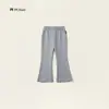 Pantalones Acampanados de Color Sólido para Niñas 2026 Primavera Nuevos Pantalones Largos Estilo Coreano para Niños Elásticos Versátiles Casuales Venta al por Mayor