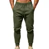 Calça de moletom masculina TK estilo europeu e americano, calça esportiva de fleece para atividades ao ar livre em todas as estações, corte solto, cor sólida, simples, versátil e casual