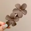 Elegante Pinza para el Cabello para Mujer, Pinza Retorcida de Alta Gama para la Parte Posterior de la Cabeza, Pasador Floral, Accesorio para el Cabello, Pinza de Pato, Pasador