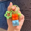 Bloques de Construcción Redondos de Dibujos Animados Creativos Colgante Descompresor Llavero Colgante para Mochila Escolar Infantil Llavero de Coche Regalo Venta al por Mayor
