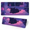 Tapete de Mouse Grande Gato Preto Desenho Animado Transfronteiriço Borda Espessada Atacado Escritório Aprendizagem Jogo Mesa Mat Personalizado e Personalizado