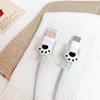 Adecuado para Apple Iphone15/14Pro Cable de Datos para Carga de Teléfono Móvil Cubierta Protectora Dispositivo Rectangular Creativo para Morder Cables