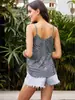 Top de Tirantes Bohemian con Estampado de Moda para Mujer, Transfronterizo de Amazon, Primavera y Verano Europeo y Americano 2024
