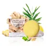 Sabonete em barra de shampoo de cúrcuma novo transfronteiriço sabonete de gengibre sabonete em barra de shampoo de cúrcuma bolo de shampoo sabonete artesanal