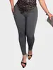 Leggings de Leopardo de Tamanho Grande Exclusivos Transfronteiriços com Controle de Barriga de Cintura Alta para Mulheres, Calças Esportivas Finas Respiráveis para Emagrecimento de Verão