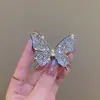 Horquilla de mariposa grande con diamantes, pinza lateral para flequillo, accesorios para el cabello, pinza superior para mujer, horquilla para salir, tocado sencillo de celebridades de Internet