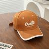 Gorra de béisbol con alfabeto japonés y coreano moda infantil tendencia gorra de sol para niños 2025 primavera y verano nuevo sombrero de bebé venta al por mayor