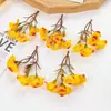 Flores de Buquê Simuladas Únicas DIY Handmade Adereço de Cabeça Semi-Acabado Chapéu Grampo de Cabelo Acessórios Acessórios Decorativos