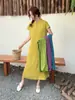 Nova Roupa Feminina Estilo Chinês para o Verão, Estilo Retro Artístico com Botões Tradicionais Chineses, Vestido Cheongsam Melhorado com Jacquard Étnico