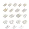 Conector de Tira LED COB 8MM 10MM 2P Luz de Tira LED Hebilla de Cristal Conector Cabeza Sin Soldadura Cable de Soldadura Gratuito