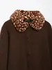 Nuevo Cardigan de Punto con Cuello de Piel Sintética con Efecto Piel, Estilo Europeo Elegante de Alta Calidad, Abrigo 5755128
