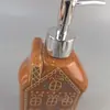 Casa de Natal Banheiro Vaso Sanitário Dispensador de Loção Cerâmica de Alta Qualidade Tipo Push Álcool em Gel Garrafa de Shampoo