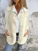 Estación Independiente 2024 Nuevo Estilo Chaleco con Botones de Polar de Cachemira Chaleco Chaqueta Chaleco Chaqueta