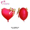 Pieza Única Pedido Mínimo Globo de Corazón con Lazo de 22 pulgadas Fiesta Boda Día de San Valentín Confesión Decoración de Centro Comercial Globo