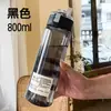 Taza de Agua Deportiva de Gran Capacidad para Niños y Niñas, Taza de Aspecto Elegante, Botella de Agua Portátil Anticaídas, Taza con Popote de Doble Uso Resistente a Altas Temperaturas