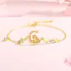 Pulsera Original de Estrella y Luna Unicornio para Mujer, Plata Pura, Diseño de Nicho, Nuevo Estilo Chino, Pulsera de Caballo Linda de Moda, Joyería con Encanto Juvenil