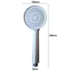 Chuveiro Simples Chuveiro Booster Doméstico Redondo Pressurizado Chuveiro de Chuva Banheiro Aquecedor de Água para Banho Conjunto
