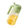 Botella de Aceite al por Mayor para Uso en la Cocina del Hogar, Botella de Aceite Comestible de Doble Propósito para Rociar y Verter, Botella de Aceite en Spray de Vidrio Dos en Uno