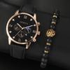 Suministro Directo de Fábrica Producto Caliente Transfronterizo Set de Reloj de Pulsera con Correa Reloj de Cuarzo de Moda Casual para Hombre Dropshipping para Hombre