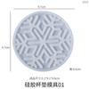 Molde de silicona para manualidades con pegamento de cristal de Yu Meiren, para mesa giratoria, posavasos, almacenamiento, junta, venta al por mayor
