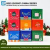 Caixa de Doces Quadrada Personalizada com Relevo Caixa de Presente de Natal Pequena Caixa de Lata de Grau Alimentício Caixa de Presente de Folha de Flandres Desenho Animado Caixa Vazia