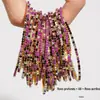 Europa e Estados Unidos transfronteiriços pulseira elástica de strass multicolorida moda incrustação de diamante colorido joia de temperamento simples criativa vendas diretas da fábrica