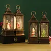 Decorações de Natal Transfronteiriças, Adereços de Layout de Atmosfera, Luzes Noturnas de Neve para Desktop, Enfeites Criativos para Árvore de Natal, Presentes