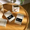 Caja de embalaje para joyería con textura regenerada caja secreta de extracción para pendientes caja de cajón para anillo pendientes collar en stock venta al por mayor