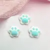 Patas de Gato Fofas de Desenho Animado Acessórios de Resina para Nail Art DIY Decorações de Unhas Usáveis