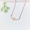 Collar de Acero Inoxidable para Mujer Joyería de Nicho Versátil Colgante de Cobre Cadena Elegante para Clavícula Joyería Cadena de Lujo Ligero