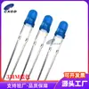 Diodo Emisor de Luz Azul de Tipo Enchufe Directo de 3 mm con Patas Cortas F3 Diodo Emisor de Luz LED de Patas Cortas Azul