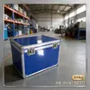 Caja de Transporte de Equipo 100 kg de Carga Cerradura de Mariposa Azul Tablero Ignífugo Marco de Aleación de Aluminio Fábrica de Qingxian