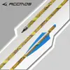 Flechas de carbono com haste camuflada para arcos compostos e recurvos, pontas intercambiáveis, equipamento de tiro com arco, 16-22 polegadas, best-seller transfronteiriço