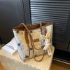 Bolso Impreso Nicho para Mujer 2025 Nueva Llegada Portátil Gran Capacidad Bolso de Hombro Estudiante Casual Combinable Tote Bag