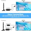Antena de TV de Alta Ganancia 4K 1080P 2024 Antena de TV Digital para Interiores y Exteriores de Alta Definición Europea y Americana