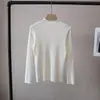 [Bizheng] Outono e Inverno 2025 Novo Estilo Coreano Alta Qualidade Gola Alta Meia Simples Slimming Versátil Malha Camisa de Base para Mulheres 5212