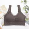 Encaje Sexy Sin Costuras Tirantes Espalda Hermosa Sin Tirantes Hilo Aros Sin Acero con Almohadilla para el Pecho Envuelto Pecho Deportivo Antideslizante Ropa Interior Ligera para Mujer