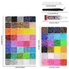 Popular 24 Cores Mistas Ab Color Strass de Resina com Fundo Plano Strass Gelatina Strass para DIY Roupas Arte de Unhas Strass para Celular