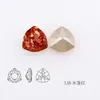 Cristales Dongzhou Triangulares 7mm Coloridos con Base Puntiaguda para Uñas Rhinestones Pequeña Cabeza de Tigre Forma Triangular Rhinestones Accesorios para Uñas DIY