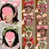 Faixa de Cabelo com Orelhas de Animal de Pelúcia, Acessório de Cabelo Fofo e Adorável, Acessório de Cabelo Versátil para Festa de Aniversário de Meninas e Adereços de Foto