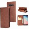 Funda con tapa para Samsung A20 Mavericks, diseño retro de cuero, para Samsung A70, S10 Plus, P30