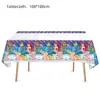 En stock Vajilla de la Sirenita Ariel Suministros para Fiesta Infantil Cumpleaños Vaso de Papel Plato de Papel Servilleta de Papel Mantel Suministros Decorativos
