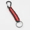 Llavero de Supervivencia al Aire Libre Llavero Trenzado de Paracord Anillo Llavero Colgante de Paracord Llavero de Paracord
