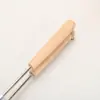 Molde de Aluminio para Tarta de Huevo Molde para Pastel Fondo Plano Copa Crisantemo Molde para Hornear Pudín Bandeja para Tarta de Huevo Copa Crisantemo de Siete Agujeros con Asa