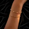 Moda Europea y Americana Popular Transfronteriza Pulsera de Perlas, Moderna y Única, Lujo Ligero con un Toque de Alta Gama, Joyería Sencilla, de Nicho y Versátil para Mujeres