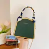 Lenço de Seda Transfronteiriço Bolsa Quadrada Pequena 2023 Nova Bolsa Feminina Estilo Coreano Transversal Moda Bolsa Transversal Elegante Bolsa Caixa