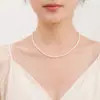 Collar de Perlas Estilo Fiebre para Mujer, Cadena para Clavícula, Nuevo Collar de Lujo Ligero de Moda Estilo Francés