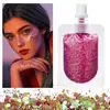 Gel Corporal Chameleon Transfronterizo con Purpurina 12 Colores Sombra de Ojos Brillante Parches de Purpurina para Rostro y Cabello Maquillaje para Festival y Carnaval
