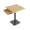 Tema Restaurante Ocidental Combinação de Mesa e Cadeira, Café Moderno Criativo Bar de Água, Bar Sofá de Rattan Trançado Montado na Parede